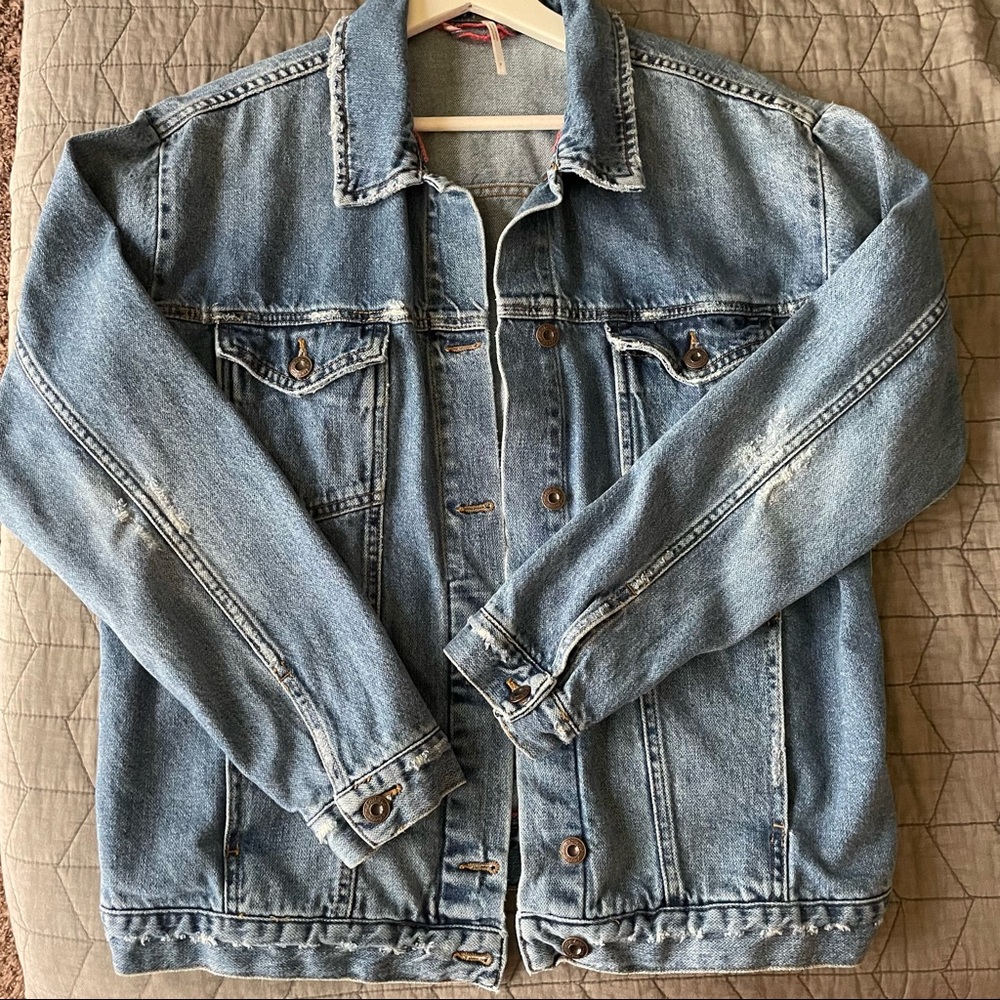 Womens Free People Denim Jacket